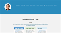 Desktop Screenshot of donaldmahler.com