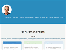 Tablet Screenshot of donaldmahler.com